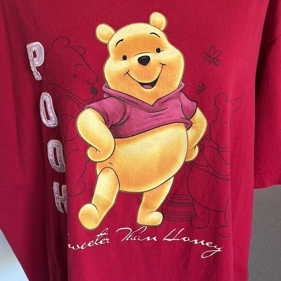 Winnie The Pooh Red Graphic Shirt - Picture 4 of 11